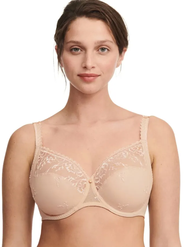 Chantelle Kanten Beugel BH - Every Curve - Full Cup - Stevige full cups bh - Goede ondersteuning - 90E - Beige