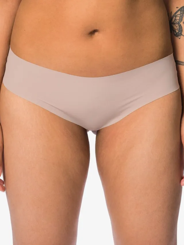 HEMA Damesbrazilian micro met kant beige (beige)