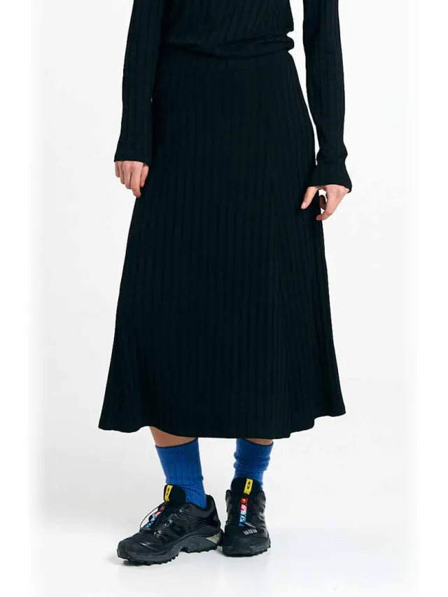 SUITE13LAB dames vegan Rok Tavira Zwart