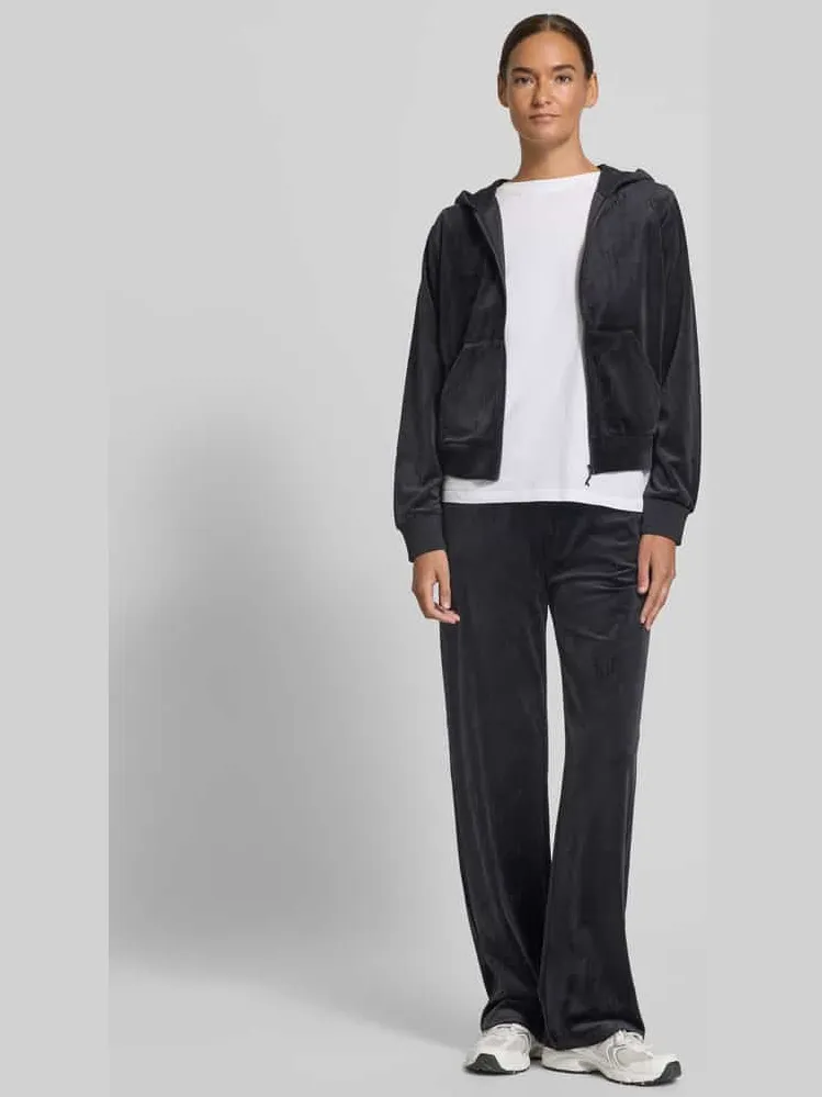 Guess Sweatjack met logopatroon model 'LOREN' zwart, foto 3