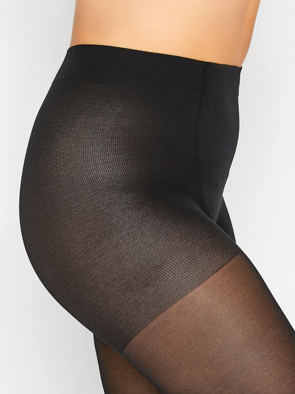 Yours 80 Denier Panty Met Corrigerende Werking In Zwartsize 56-60, foto 2
