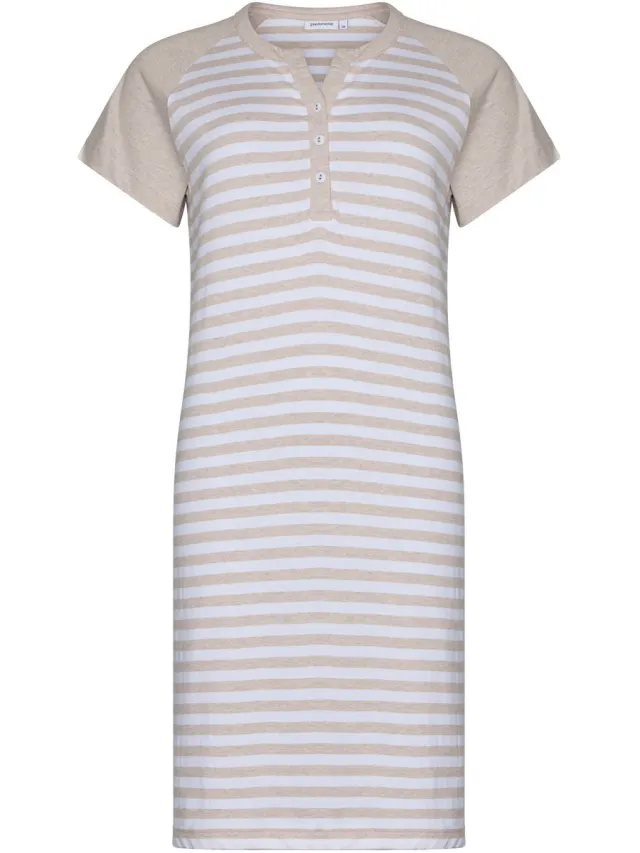 Pastunette Dames Nachthemd Pastunette - Beige Dream - Katoen