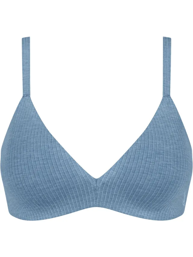 Sloggi ZERO Feel Dames Pure THE UP Push Up Liberty Blue Blauw