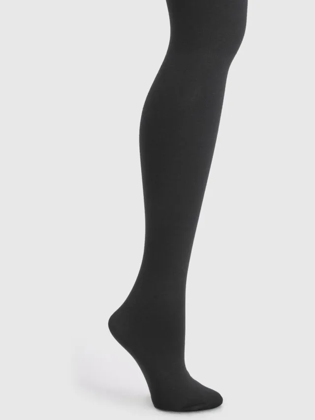 boohoo Dames Plus 100 Denier 3-pack panty's Zwart