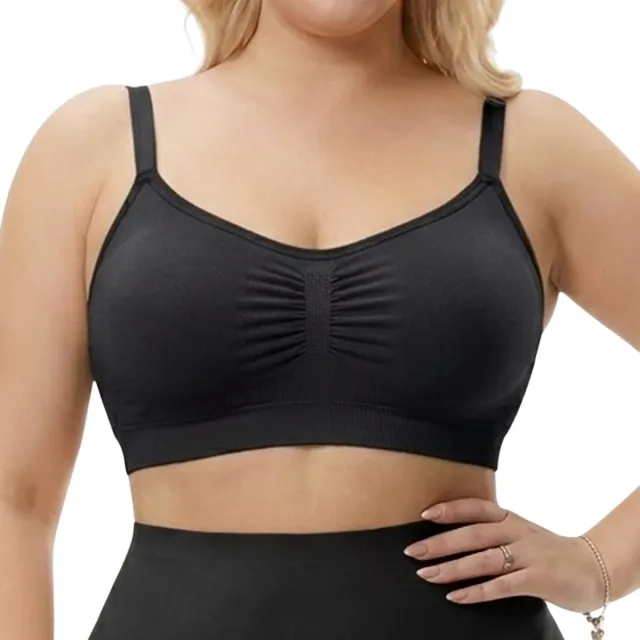 Naadloze Corrigerende BH met Verstelbare Bandjes - Zwart - Shapetape - Shaping bh -Comfort BH - Zonder Beugel - Naadloze BH - Met Padding - Voorgevormd