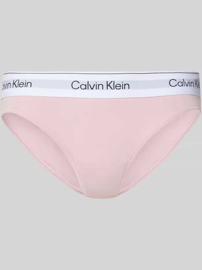 Calvin Klein Slip van mix van katoen en modal Roze