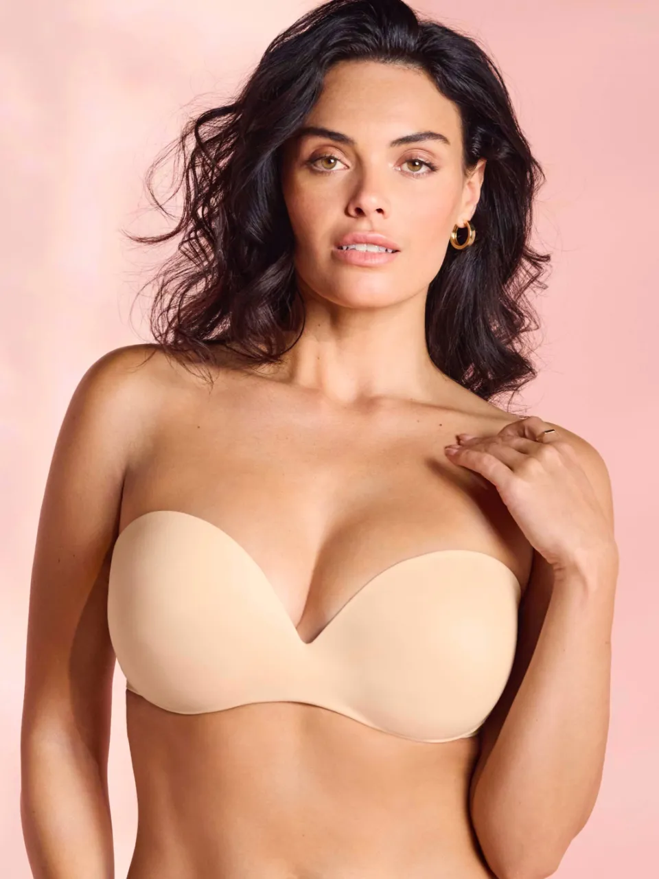 Wacoal Ines Secret strapless beugel-bh beige, foto 3