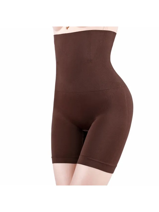Feel Fab Stay Fab Shapewear voor billen, buik en dijen - corrigerend ondergoed high waist - koffiebruin