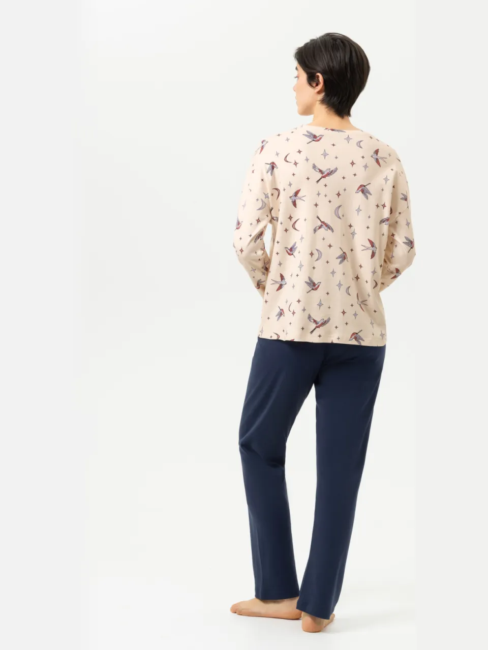 Mey Lang pak Serie Winter Birds Almond Milk beige, foto 2