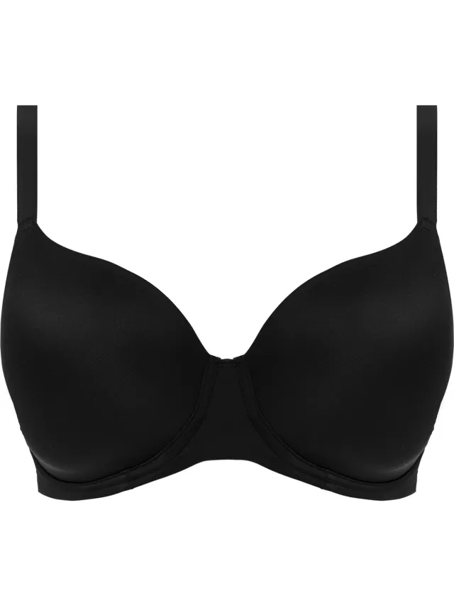Freya UNDETECTED UW MOULDED T-SHIRT BRA Dames Beha - Black Zwart