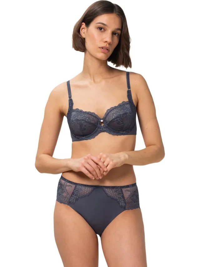 Triumph Bügel-BH Wild Peony Florale blaugrau