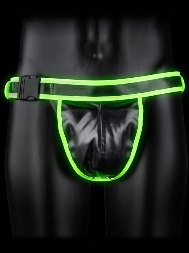 Ouch! by Shots Jockstrap met Gesp - Oplichtend in het Donker