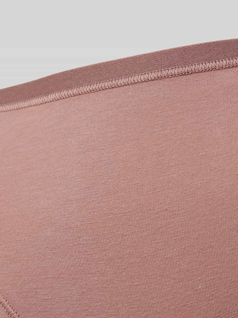 Sloggi Slip met elastische tailleband, model 'GO DAILY COTTON' roodbruin, foto 3