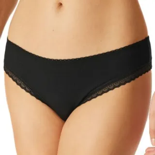 Schiesser Modern Cheeky string roze Zwart,Versch.kleure/Patroon,Lila