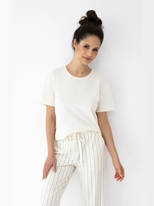 S& Sensis Sensis Dames Pyjama SOLEIL 40 / Ecru