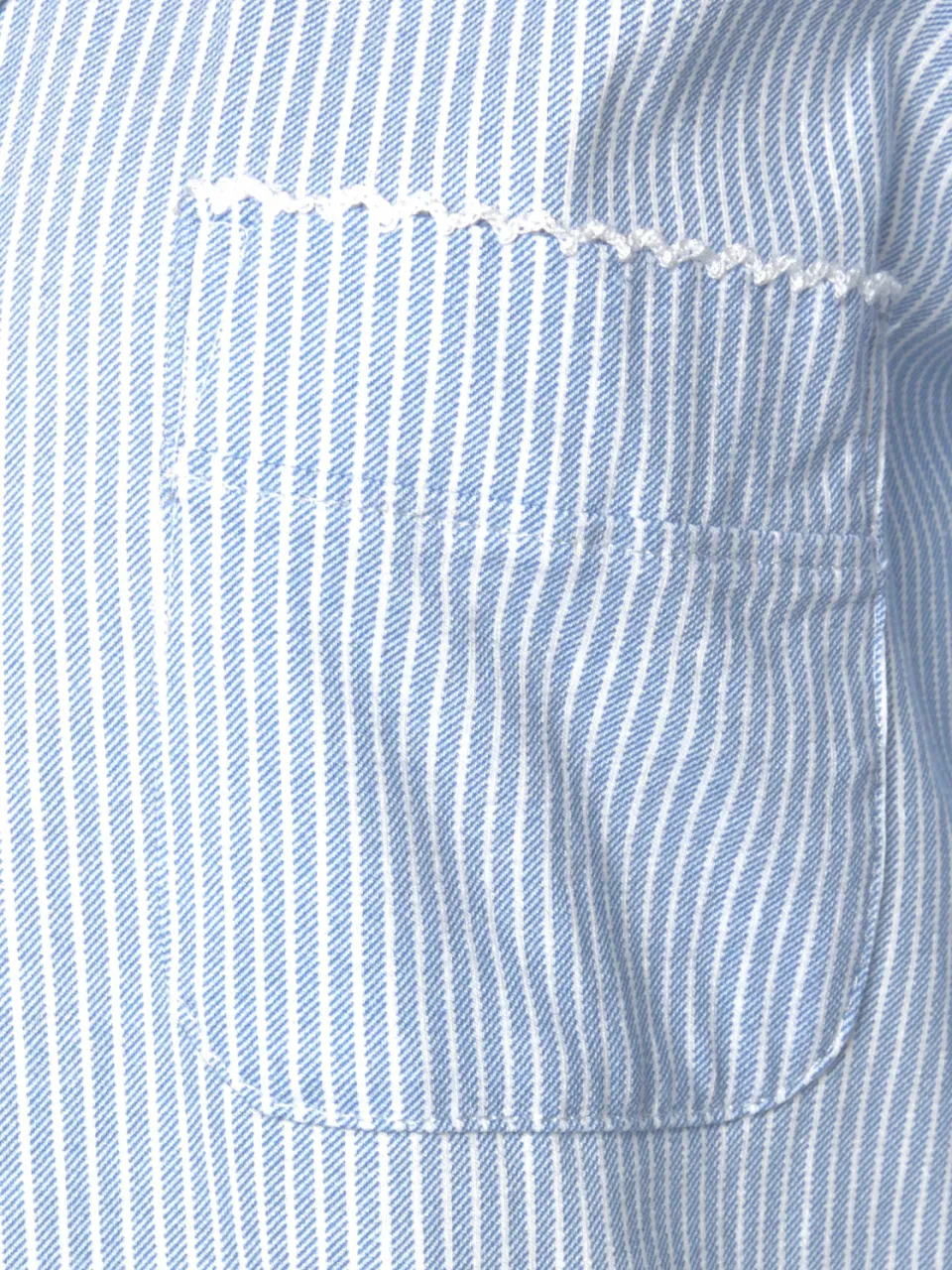 nachthemd blauw en wit gestreept, foto 2