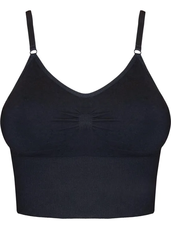 MAGIC Bodyfashion Bamboo Shape Spaghetti Beha Bamboo Zwart Vrouwen