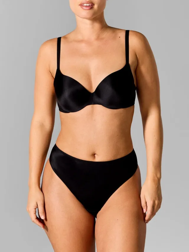 Sapph Comfort Push-Up BH Zwart - Zwart