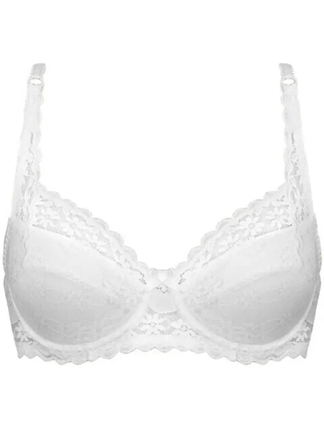 Naturana kanten beugel BH maat 70B wit