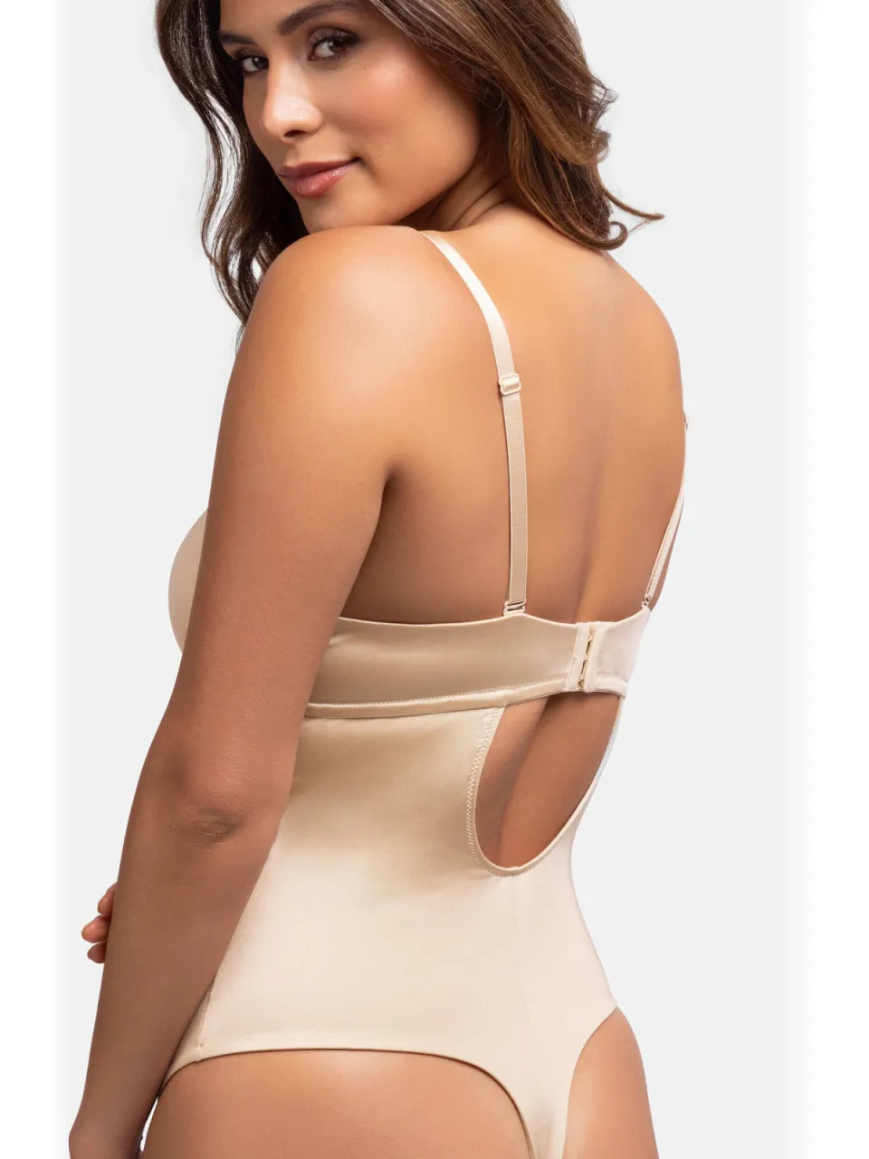 Dorina strapless corrigerende stringbody Sublime Sculpt beige, foto 6