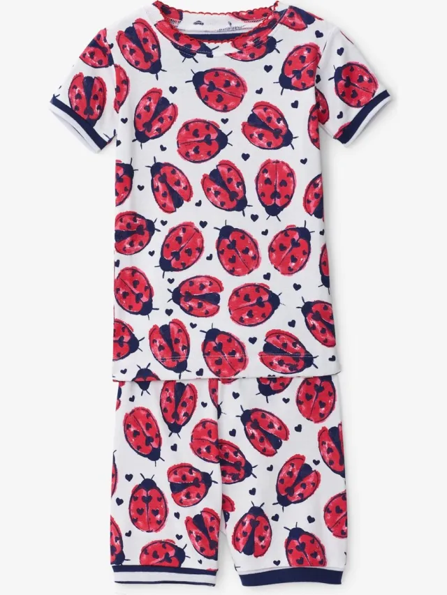 Hatley Pyjama ss Love Bugs Multicolor