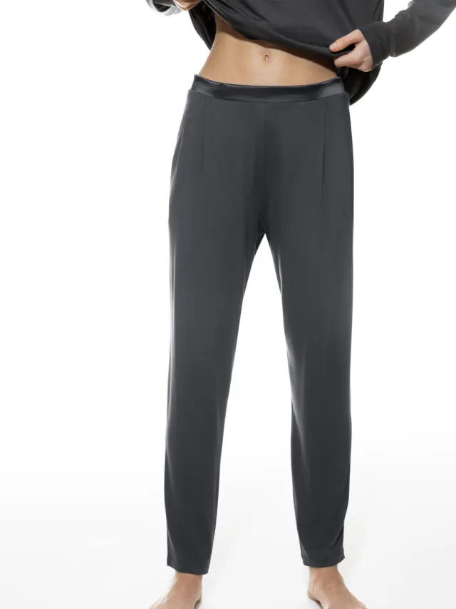 Mey Broek op enkelhoogte Serie Pure Chic Thunder Grey grijs