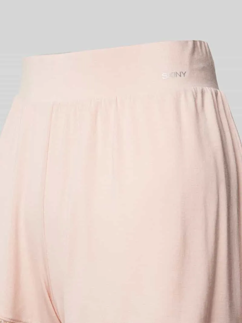 SKINY Korte pyjamabroek met kantgarnering rosé, foto 3