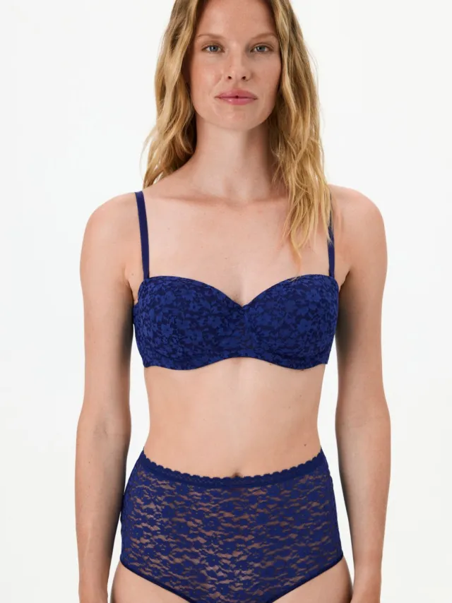 Penti Bloom Lace Floral Voorgevormde bh marineblauw, foto 2