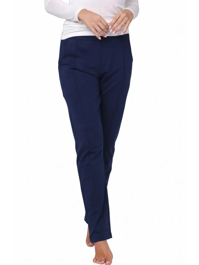 Pastunette Lounge/Pyjama Broek - Bio Katoen - Donkerblauw