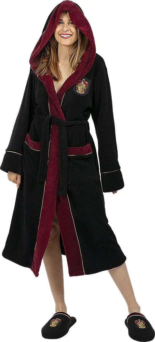 Funidelia Griffoendor Badjas voor volwassenen - Harry Potter Bordeaux rood