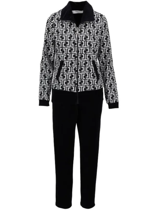 Ringella Lounge dames lounge set zwart Ringella - Zwart - Maat - 46