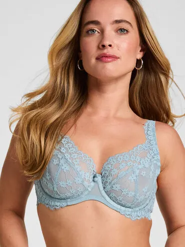 Hunkemöller Niet-voorgevormde beugel bh Daisy Blauw