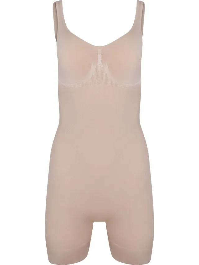 MAGIC Bodyfashion corrigerende bodysuit lage rug - Low back bodysuit - M - beige