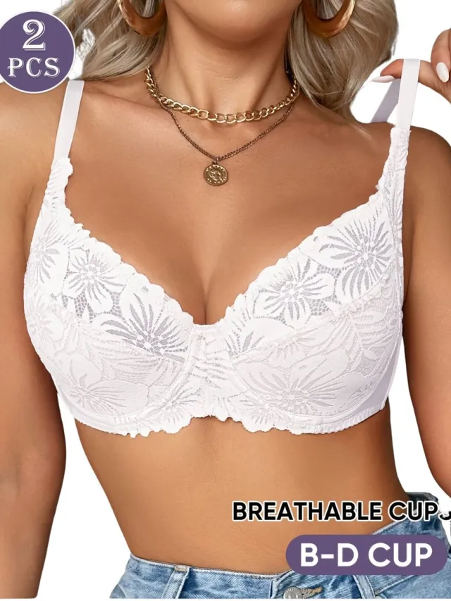 Currero BH Zonder Beugel - Strapless - Zonder Bandjes - Met Voorsluiting - Push-up Bh's - Comfort Beha - Comfortabel - Grote Sluiting - Veelkleurig 1 - Cupmaat