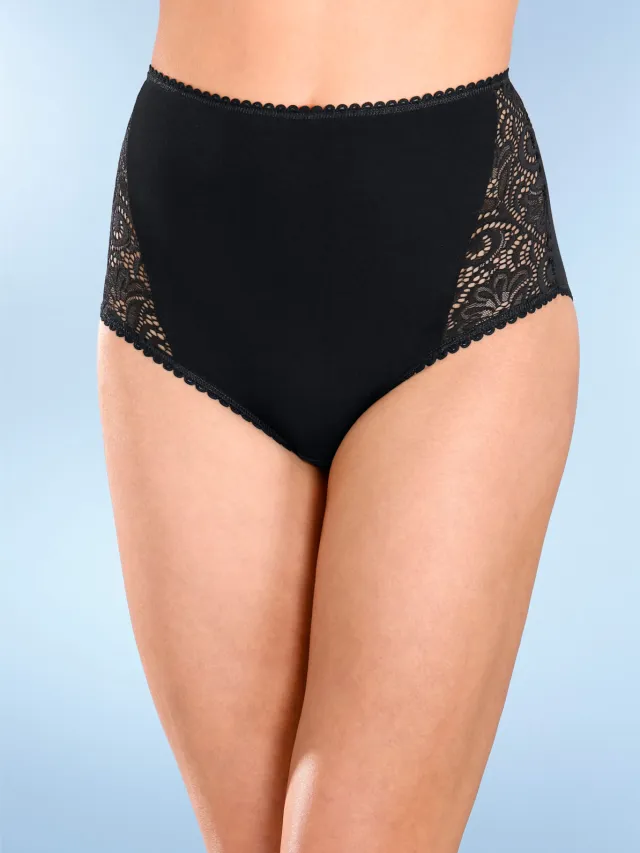 tailleslip wit zwart
