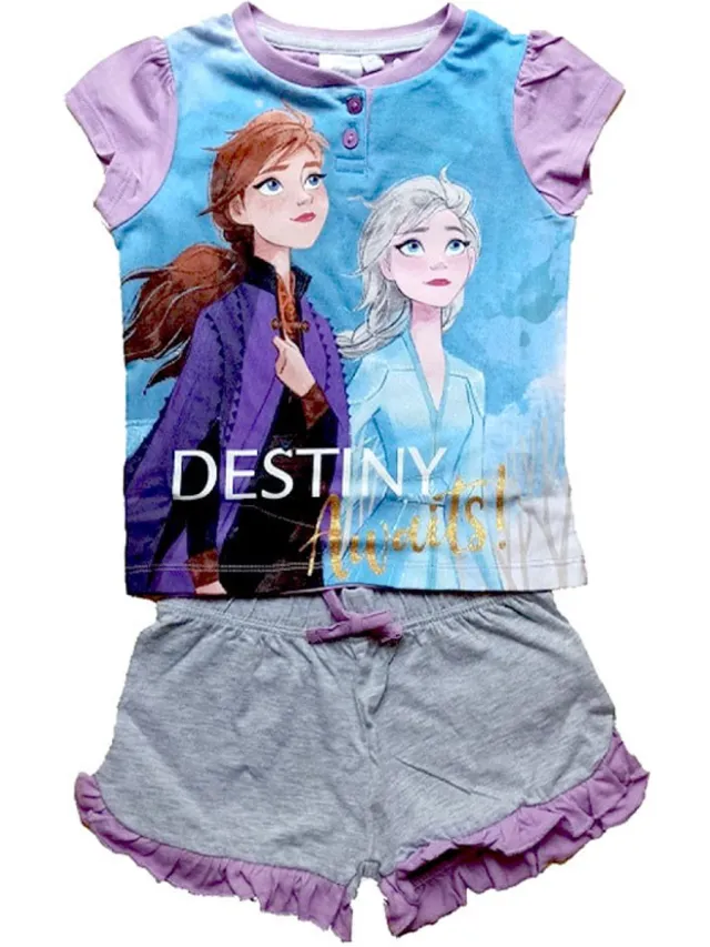 Disney Frozen kinderpyjama's in Gift Box 7 jaar Blauw