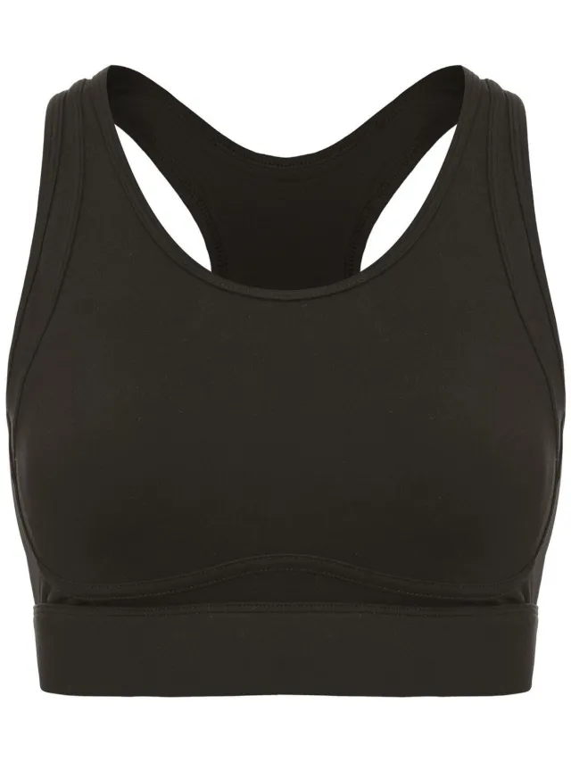 LA Gear Sportbeha voor dames met nauwsluitende pasvorm (Bruin)