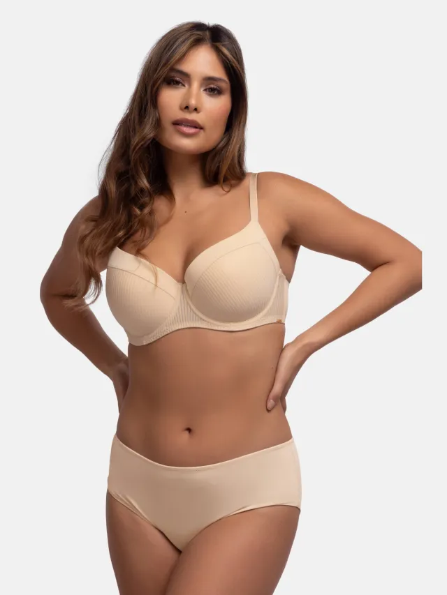 Dorina Carmen voorgevormde beugelbh beige, foto 3