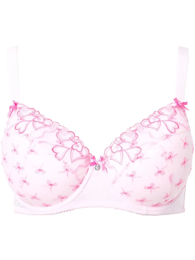 TruYou Dames - TruYou beugelbeha zachte cups sierlinten - Babyroze