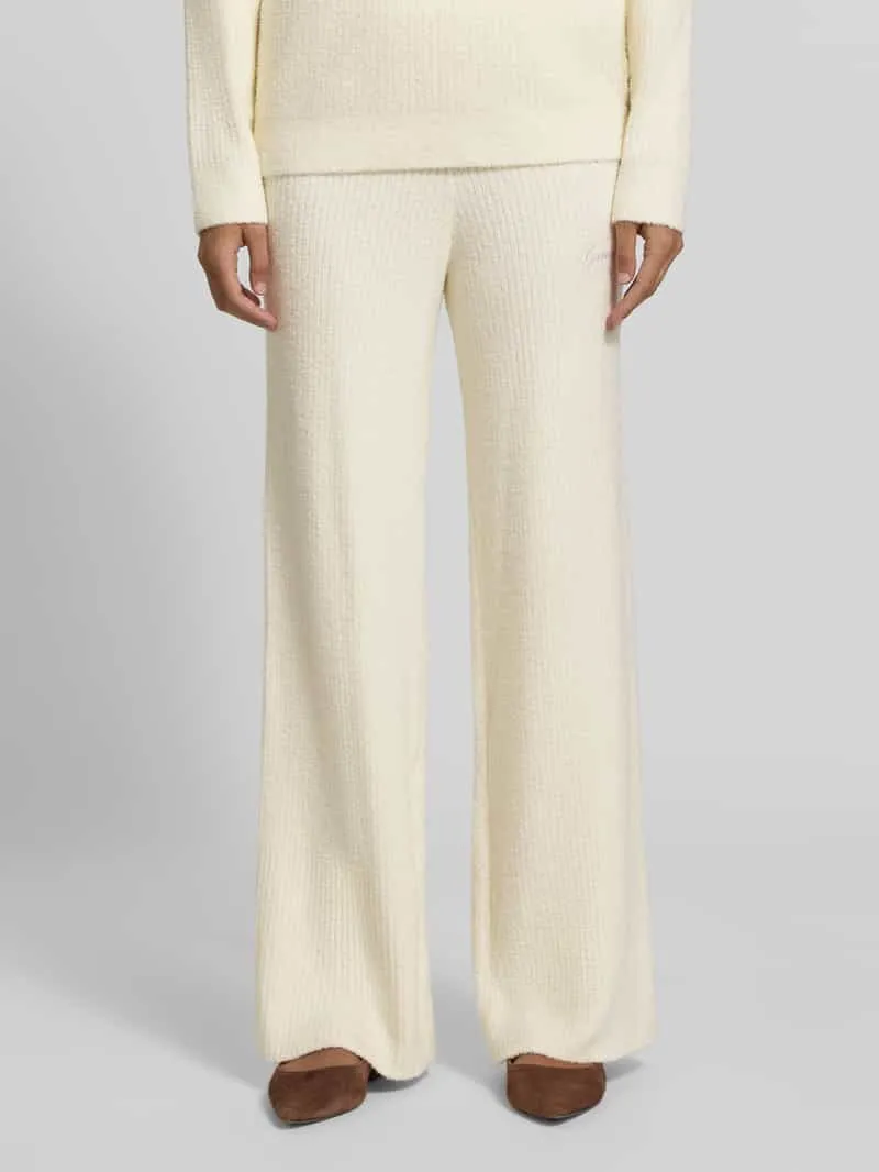 Guess Sweatpants met labelstiksel model 'LUA' offwhite, foto 4