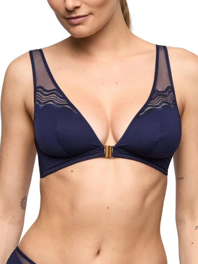 Marie Jo Linaa Bralette zonder Beugel 0103094 Evening Blue - maat EU 80C / FR Blauw