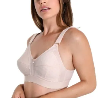 sassa Jacquard Classic Soft Bra Beige,Wit