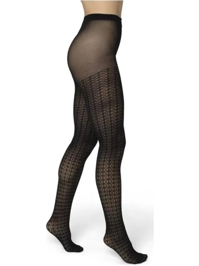 Bonnie Doon Panty Open Structure 80den medium Black