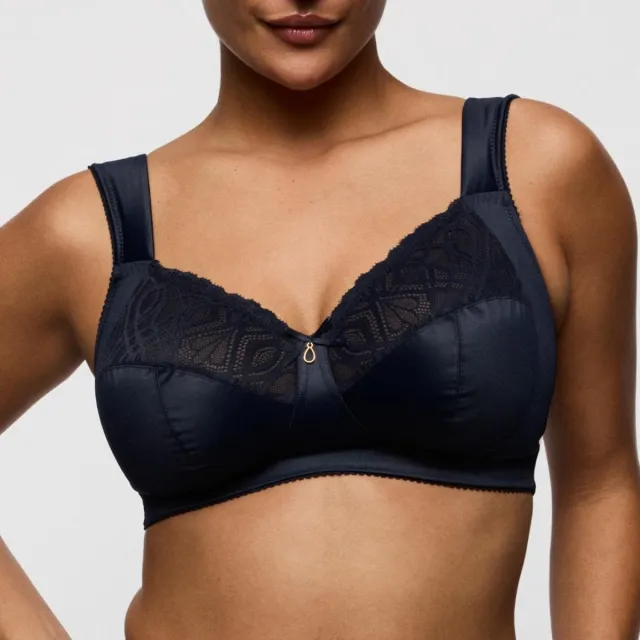 PrimaDonna Salerno Bh zonder Beugel 0163537 Midnight Blue - maat EU 75C / FR Blauw
