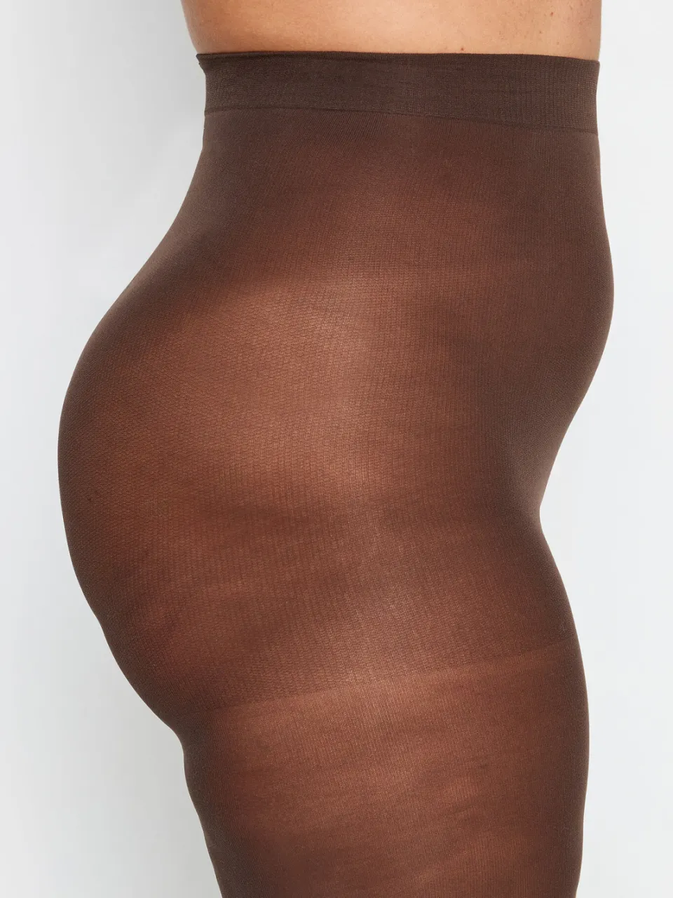 Yours Premium Panty Van 50 Denier In Donkerbruinsize 44-48 bruin, foto 3