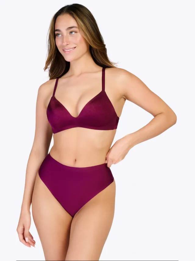 Ten Cate Secrets voorgevormde bh zonder beugel cherry burgundy voor Dames