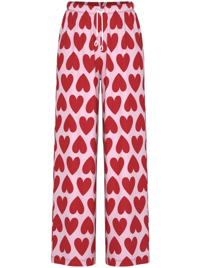 Mey pyjamabroek - roze/rood