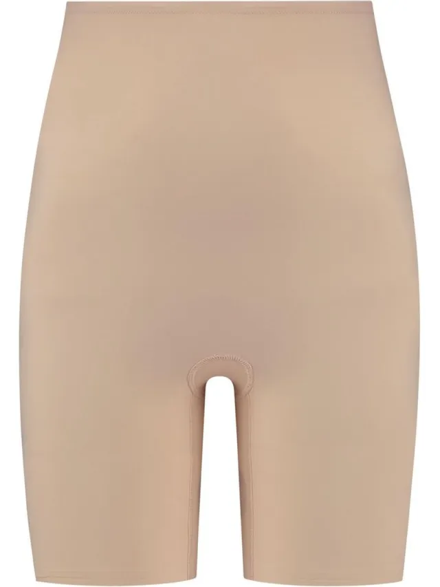 Bye Bra corrigerende shorts, shorts met hoge taille, siliconen beenbandjes, shapewear leggings, shapewear voor dames, 5 kleuren, beige