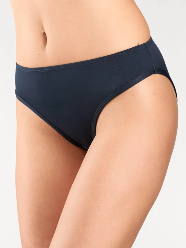 slip jazzpants marine marine, zwart, wit