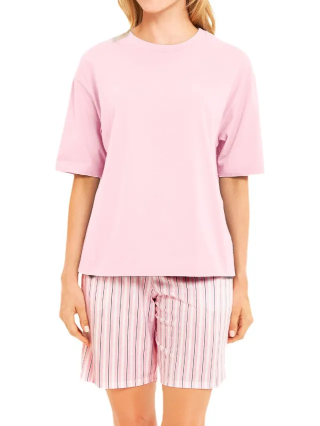 Rösch Dames pyjama Sleep & Relax rose